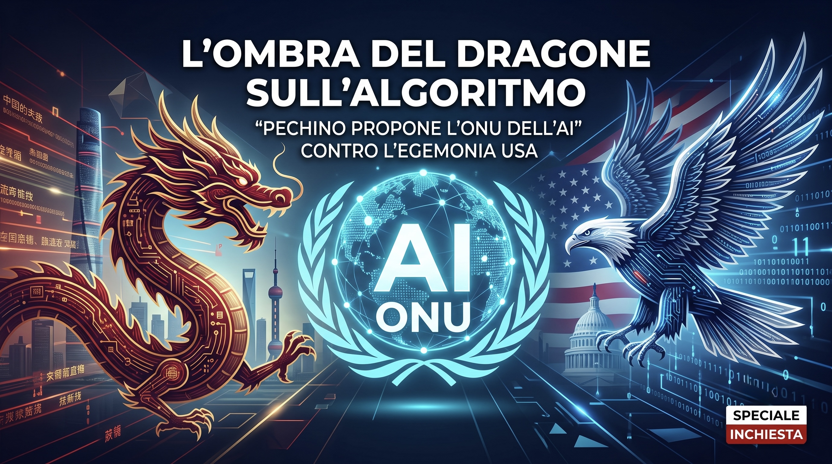 L'Ombra del Dragone sull'Algoritmo: Pechino Invoca l'"ONU dell'AI" contro l'Egemonia di Washington
