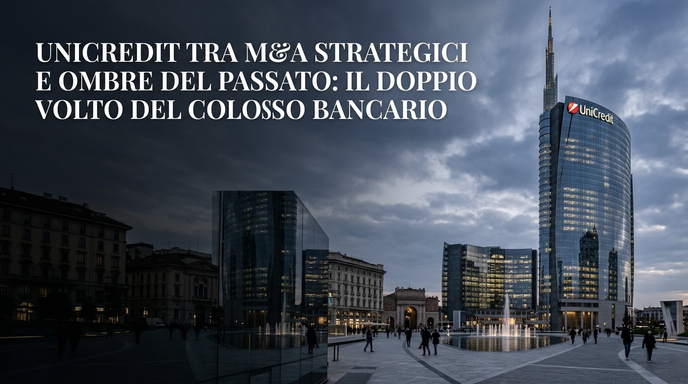 UniCredit tra M&A Strategici e Ombre del Passato: Il Doppio Volto del Colosso Bancario Italiano