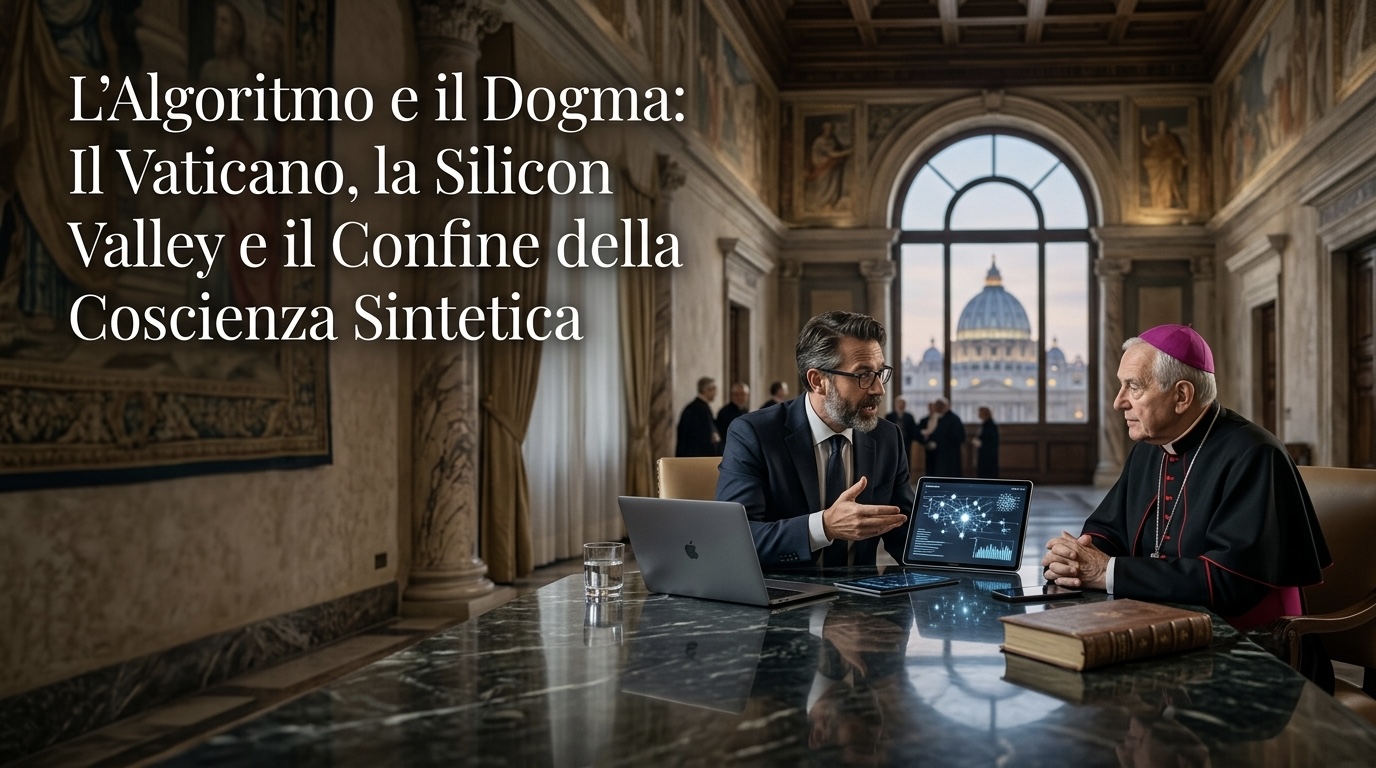 L'Algoritmo e il Dogma: Il Vaticano, la Silicon Valley e il Confine della Coscienza Sintetica